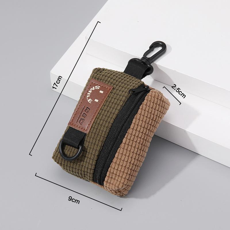 1pc Corduroy Hangable Pouch Fashion Accessory for Keys Coins and Earphones Detachable Bag Charm
1pc Corduroy Hangable Pouch Fashion Accessory for Keys Coins and Earphones Detachable Bag Charm