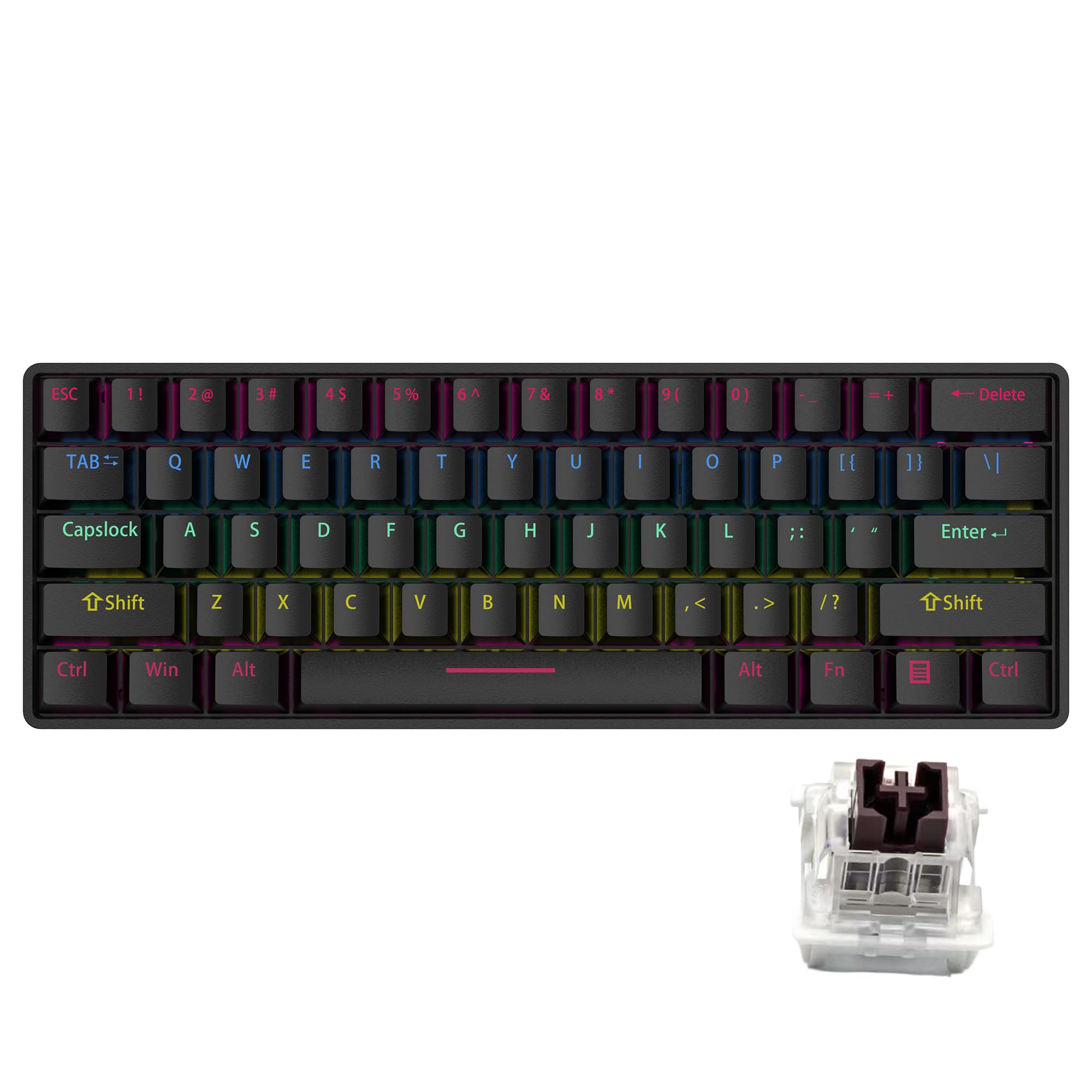 Mechanical Gaming 61 Brown LED English Japanese Instruction Manual Brown Keyboard, Keyboard, Keys, Bluetooth, Wireless, USB, Wired, Switch, чорний
Mechanical Gaming 61 Brown LED English Japanese Instruction Manual Brown Keyboard, Keyboard, Keys, Bluetooth, Wireless, USB, Wired, Switch, чорний