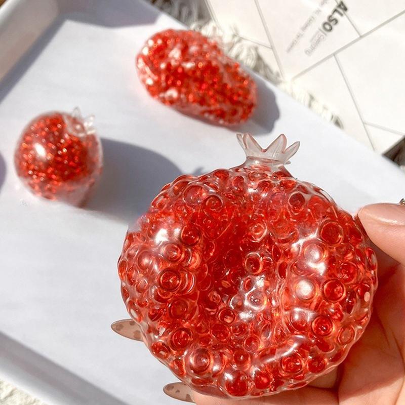 Creative Explosion Beads Red Pomegranate Handmade Ball Stress Relieving Toys Slow Rebound Toy Children Decompression Toy
Creative Explosion Beads Red Pomegranate Handmade Ball Stress Relieving Toys Slow Rebound Toy Children Decompression Toy