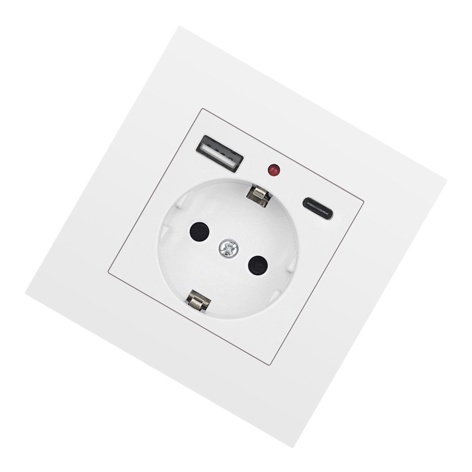 European Standard USB Socket with USB TypeC Charging Port, 16Amp European Standard, Fast Charging, 86x86mm 1
European Standard USB Socket with USB TypeC Charging Port, 16Amp European Standard, Fast Charging, 86x86mm 1