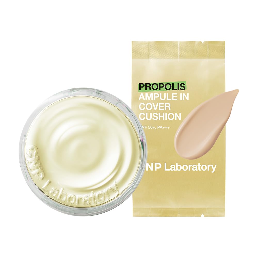 Propolis Cushion 23 product Contains propolis skincare For glowing UV Korean Official CNP Laboratory Ampoule-in No. (Main + Refill) ingredients.
Propolis Cushion 23 product Contains propolis skincare For glowing UV Korean Official CNP Laboratory Ampoule-in No. (Main + Refill) ingredients.