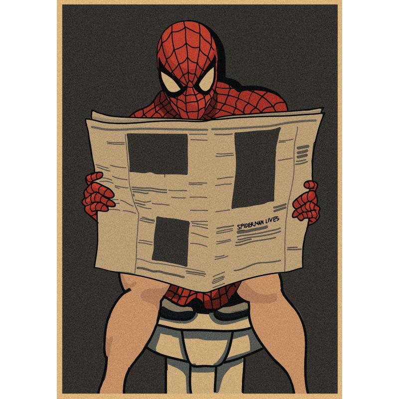 Marvel Bathroom Humor Poster - Hotel Bar & Restroom Decor Wall Art Yellow Kraft Paper (No Glue) 30X42 cm
Marvel Bathroom Humor Poster - Hotel Bar & Restroom Decor Wall Art Yellow Kraft Paper (No Glue) 30X42 cm