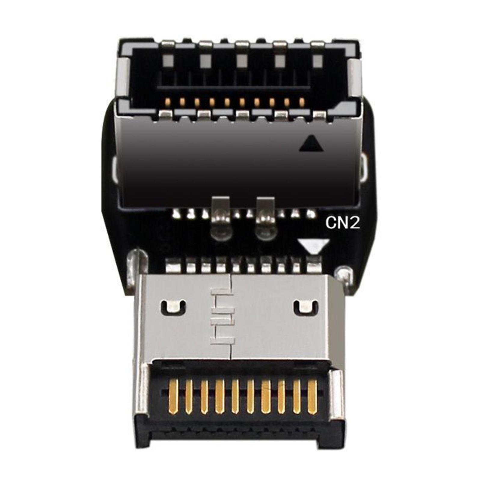 Type E USB 3.1 Front Panel Header 90 Degree Elbow Easy to Use Small Save Space Compact for Motherboard Electronic Accessories PC
Type E USB 3.1 Front Panel Header 90 Degree Elbow Easy to Use Small Save Space Compact for Motherboard Electronic Accessories PC