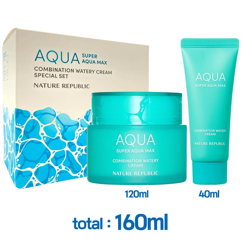 Nature Republic Super Aqua Max Комбинированный Водянистый Крем 160 мл (120+40мл) УСТАНОВЛЕН (1set) Combination ▶120+40ml◀ 160ml
Nature Republic Super Aqua Max Комбинированный Водянистый Крем 160 мл (120+40мл) УСТАНОВЛЕН (1set) Combination ▶120+40ml◀ 160ml