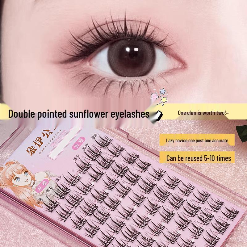 Dolly Princess Sunflower Cluster False Eyelashes - Natural, Dense, Double-Pointed Design
Dolly Princess Sunflower Cluster False Eyelashes - Natural, Dense, Double-Pointed Design