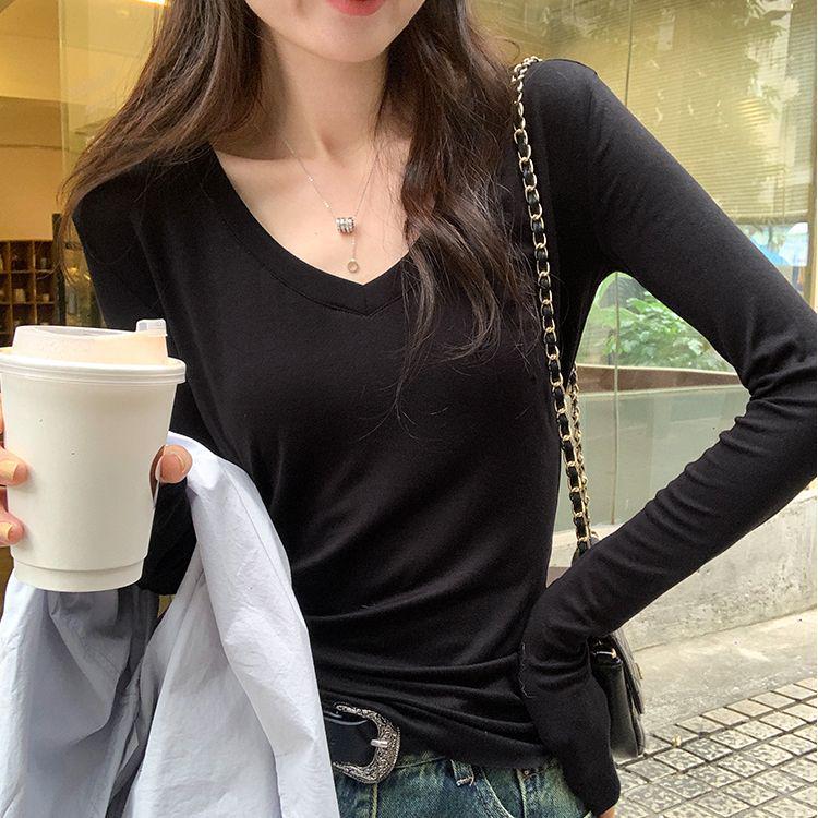 High-Quality Women s V-Neck Stretchy Long-Sleeve Slimming T-Shirt – Solid Color, Brand New for Spring. S
High-Quality Women s V-Neck Stretchy Long-Sleeve Slimming T-Shirt – Solid Color, Brand New for Spring. S
