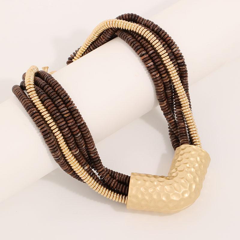 Statement Beads Necklace with Geometric Pendant for Women Girl Wedding Party Jewelry
Statement Beads Necklace with Geometric Pendant for Women Girl Wedding Party Jewelry