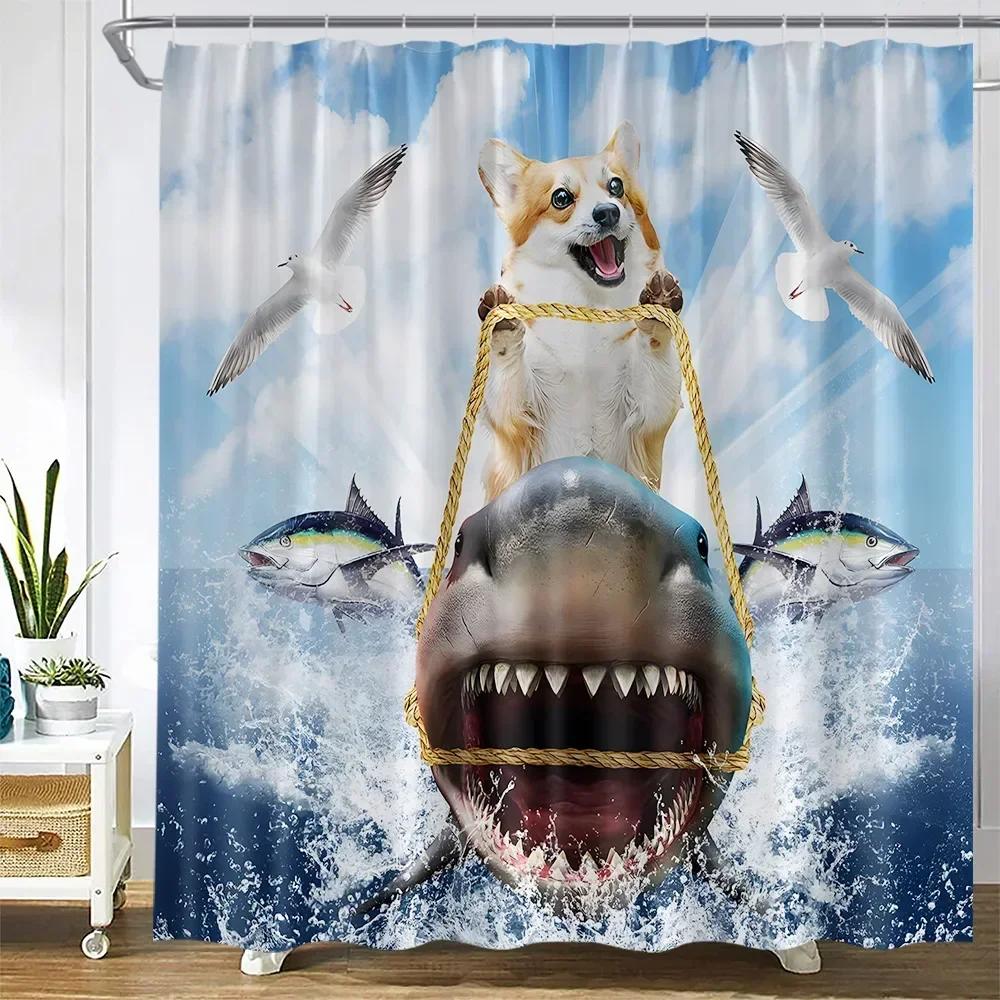 Кумедні душові штори з динозаврами для дітей Чорно-білий Мультяшний Силует Тварини для Купання Тканинний Дитячий Набір для Ванної кімнати з Гачками 140X180cm
Кумедні душові штори з динозаврами для дітей Чорно-білий Мультяшний Силует Тварини для Купання Тканинний Дитячий Набір для Ванної кімнати з Гачками 140X180cm