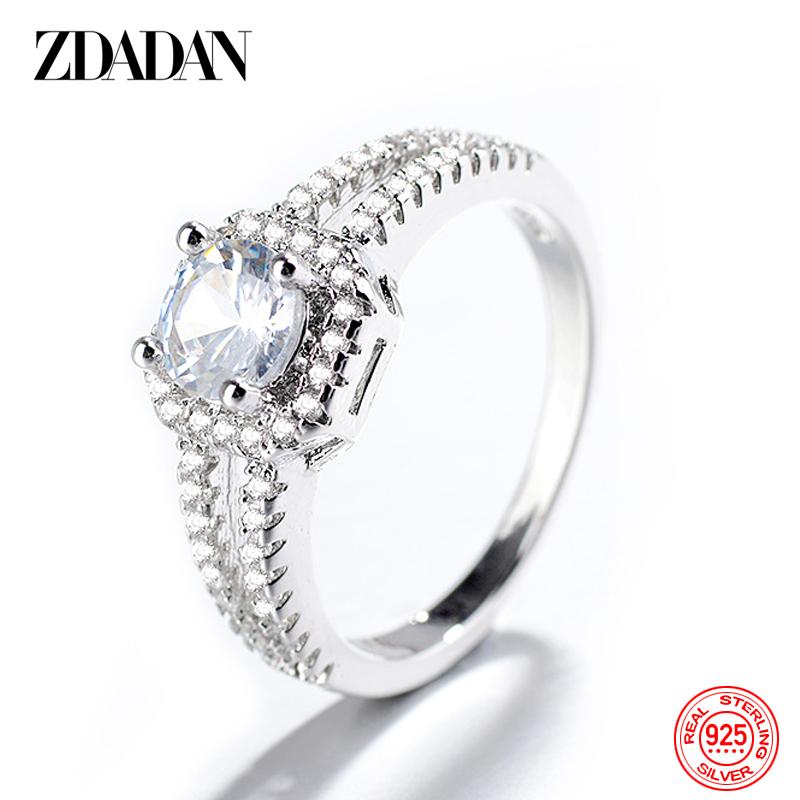 925 Sterling Silver Charm Crystal CZ Ring for Women Fashion Wedding Engagement Jewelry Gift 5 белый
925 Sterling Silver Charm Crystal CZ Ring for Women Fashion Wedding Engagement Jewelry Gift 5 белый
