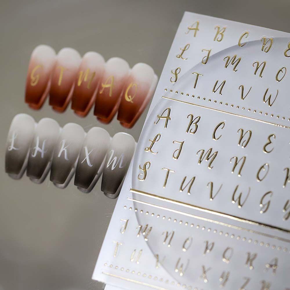 Nail Accessories Jelly English Letters Nail Stickers Bronzing Nail Decorations Nail Salon
Nail Accessories Jelly English Letters Nail Stickers Bronzing Nail Decorations Nail Salon