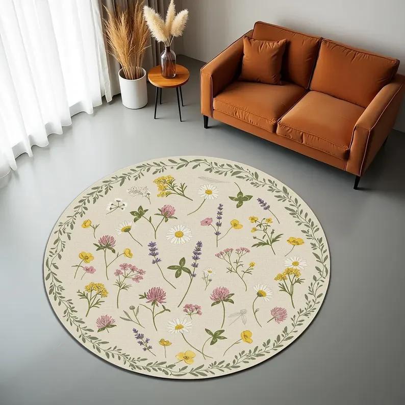 Round Rug – Botanical Fall Leaf Pattern Carpet for Seasonal Living Room & Bedroom Decor Diameter 60cm
Round Rug – Botanical Fall Leaf Pattern Carpet for Seasonal Living Room & Bedroom Decor Diameter 60cm