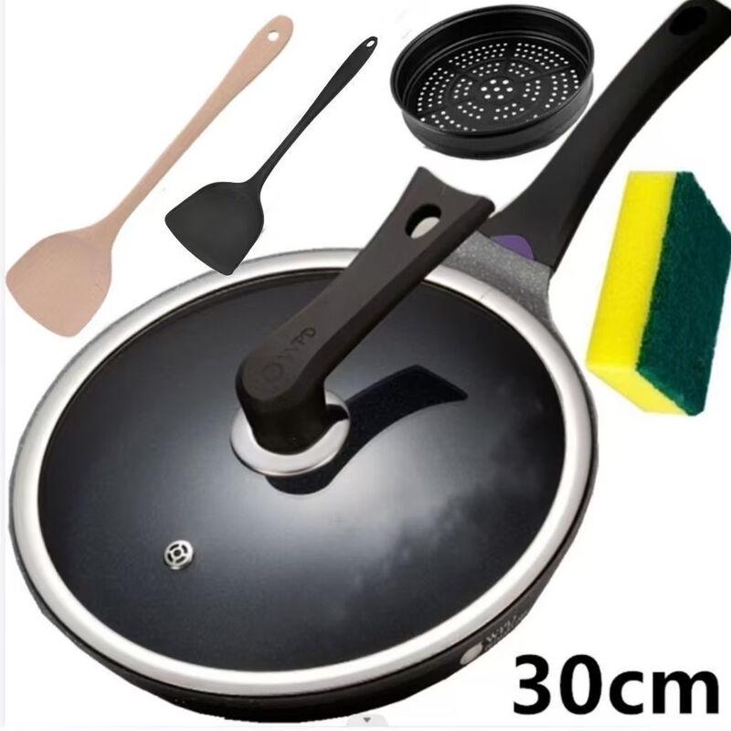 Zhi Shi Maifan Stone Non-Stick Stir-Fry Wok with Lid
Zhi Shi Maifan Stone Non-Stick Stir-Fry Wok with Lid