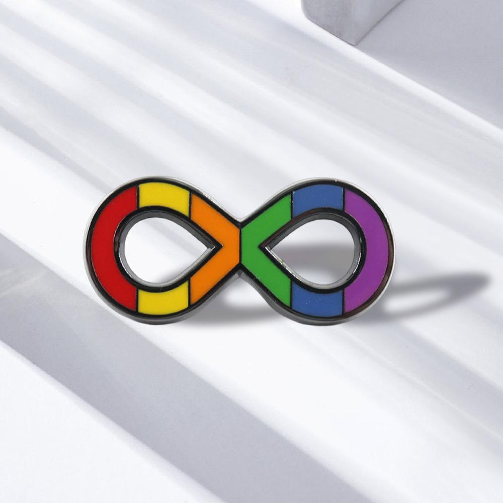 Infinity Symbol Enamel Pin Brooch - Personality Trend Accessory for Bags and Backpacks
Infinity Symbol Enamel Pin Brooch - Personality Trend Accessory for Bags and Backpacks