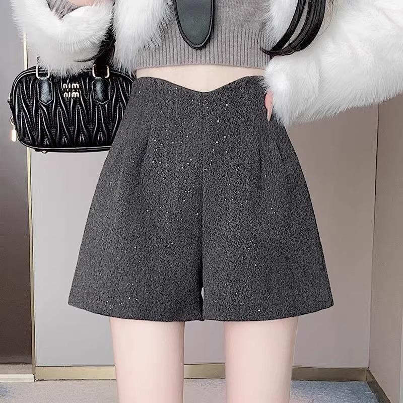 Starry Sky Sequin Woolen A-Line High Waist Shorts - Women s Autumn/Winter Casual Wide Leg Sparkly Booty Shorts Large
Starry Sky Sequin Woolen A-Line High Waist Shorts - Women s Autumn/Winter Casual Wide Leg Sparkly Booty Shorts Large