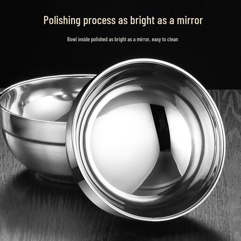 Jinwanfu 304 Stainless Steel Double-Layer Insulated Bowl
Jinwanfu 304 Stainless Steel Double-Layer Insulated Bowl