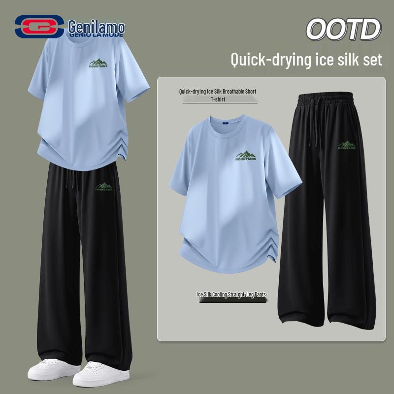 Men s Ice Silk Quick-Dry Casual Sports Set L
Men s Ice Silk Quick-Dry Casual Sports Set L