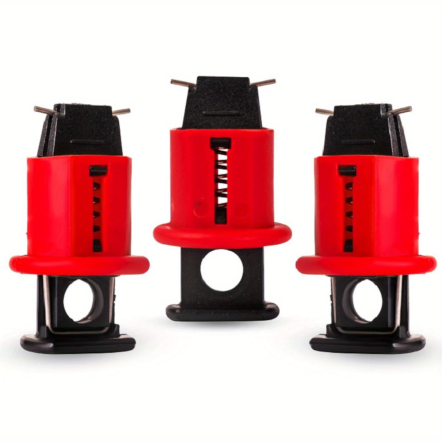 Circuit Breaker Lockout Device - 3 Pack Pin Out Standard Mini Breaker Locks, Industrial Grade LOTO Switch Locks - OSHA Compliant Electrical Lockout D01
Circuit Breaker Lockout Device - 3 Pack Pin Out Standard Mini Breaker Locks, Industrial Grade LOTO Switch Locks - OSHA Compliant Electrical Lockout D01