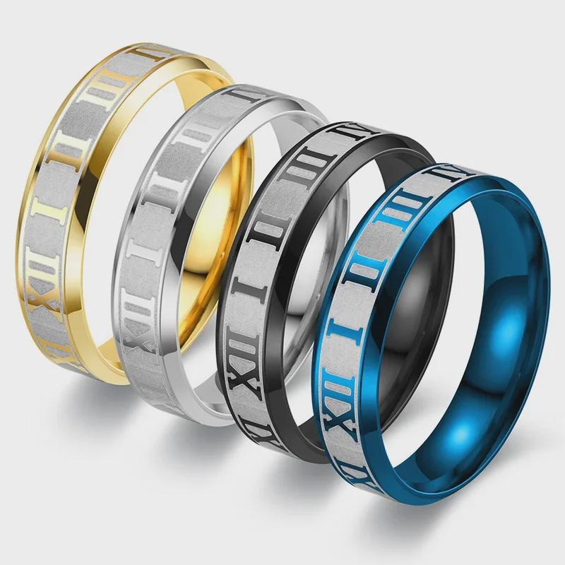 European and American Personalized Roman Numeral Titanium Steel Ring - 6MM Laser Engraved Decompression Jewelry Size 5 срібний
European and American Personalized Roman Numeral Titanium Steel Ring - 6MM Laser Engraved Decompression Jewelry Size 5 срібний