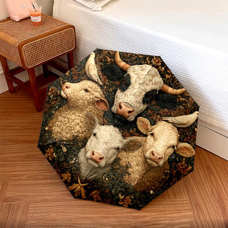 1 PC Automatic Folding Umbrella - Four Cows Pattern, Portable & Foldable Design with 8 Ribs, Christmas Birthday Gifts
1 PC Automatic Folding Umbrella - Four Cows Pattern, Portable & Foldable Design with 8 Ribs, Christmas Birthday Gifts