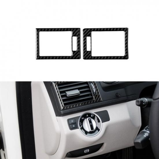 Carbon Fiber Dashboard Side Air Vent Outlet Trim For Benz C W204 07-10 Black W
Carbon Fiber Dashboard Side Air Vent Outlet Trim For Benz C W204 07-10 Black W