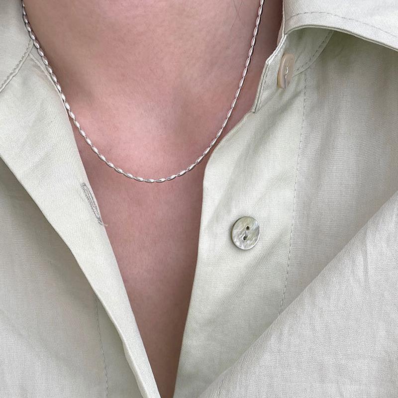 Простое ожерелье из бисера, женская модная цепочка на ключицу
Простое ожерелье из бисера, женская модная цепочка на ключицу