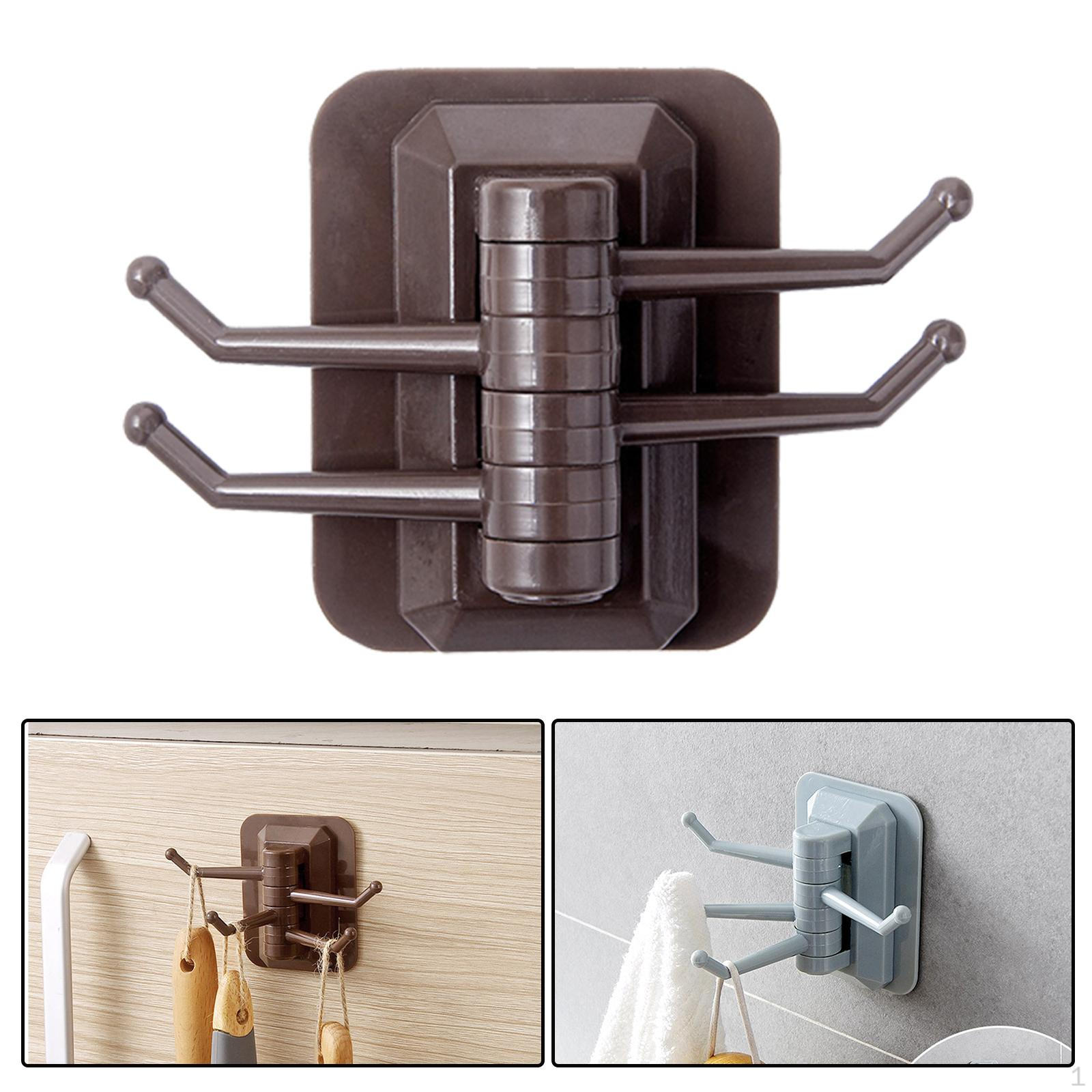 Bathroom Towel Hooks Nail Wall Mounted Kitchenware Holder Storage Cookware Kitchen Rotary Hook коричневий
Bathroom Towel Hooks Nail Wall Mounted Kitchenware Holder Storage Cookware Kitchen Rotary Hook коричневий