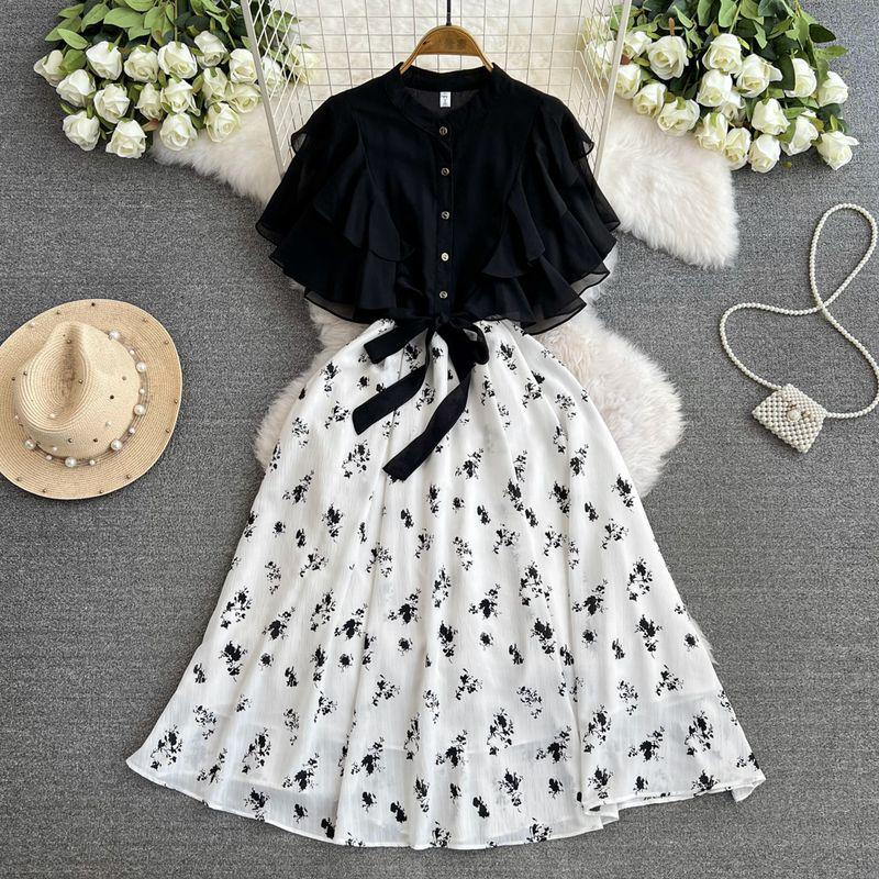 Летний пэчворк на шнуровке Элегантный стройнящий дизайнерский Black S
Летний пэчворк на шнуровке Элегантный стройнящий дизайнерский Black S