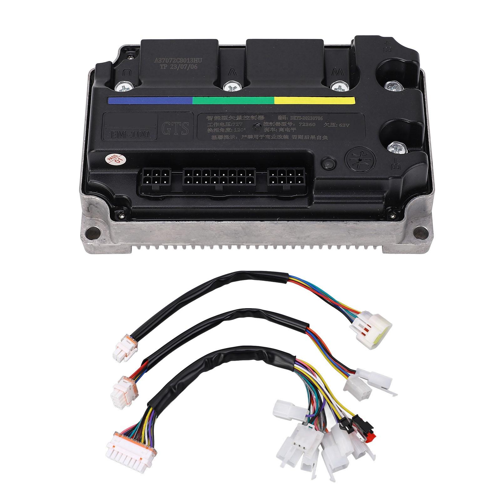 ECU Sine Wave Controller IP67 Low Noise Programmable Controller Fit for QS Wheel Hub Mid Drive Motor
ECU Sine Wave Controller IP67 Low Noise Programmable Controller Fit for QS Wheel Hub Mid Drive Motor
