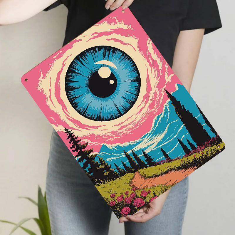 Dreamy Big Eye Mountain Landscape Metal Wall Art Home Decor Living Room Bedroom Art Hanging 20x30cm(7.8x11.8inch)
Dreamy Big Eye Mountain Landscape Metal Wall Art Home Decor Living Room Bedroom Art Hanging 20x30cm(7.8x11.8inch)