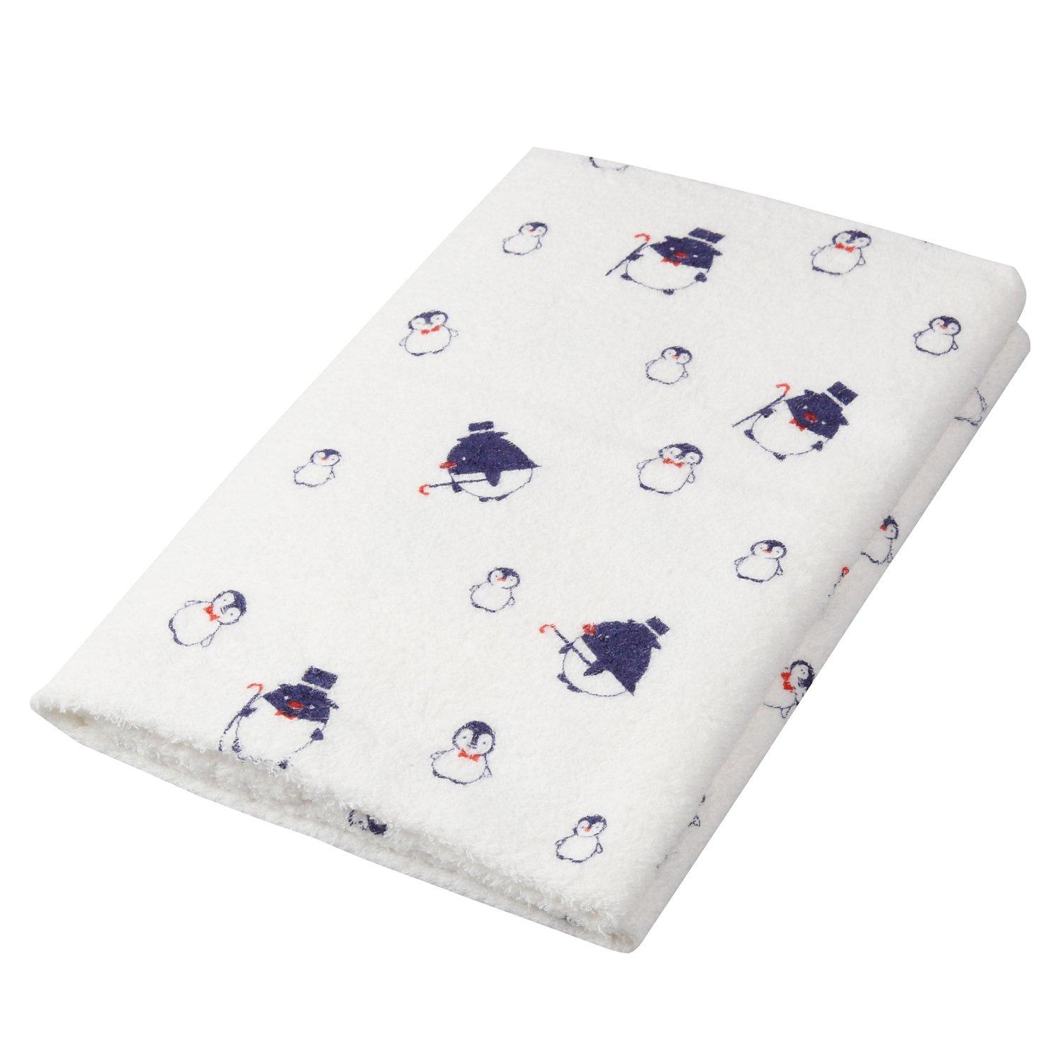 Isamu Shokai Made in Fluffy Bath Penguin 88 x 88cm 100% Cotton, Japan, Towel, Pattern,
Isamu Shokai Made in Fluffy Bath Penguin 88 x 88cm 100% Cotton, Japan, Towel, Pattern,