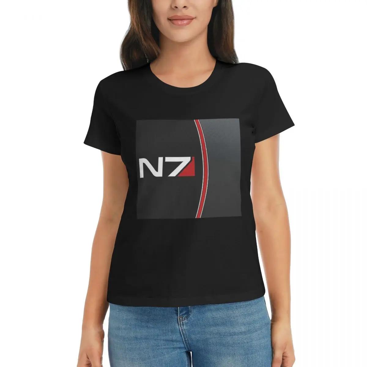 Women TShirt N7 Mass Effect Emblem Summer Short Sleeve Tees Round Neck Cotton T Shirts Clothes Tops Streetwear 4XL
Women TShirt N7 Mass Effect Emblem Summer Short Sleeve Tees Round Neck Cotton T Shirts Clothes Tops Streetwear 4XL