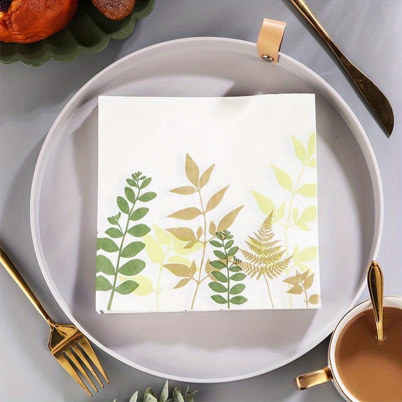 1set/ 60pcs Green Leaf Disposable Napkin Simple Sketch Floral Paper Napkin Wedding Banquet Decoration Paper Napkin 13*13inch 60pcs
1set/ 60pcs Green Leaf Disposable Napkin Simple Sketch Floral Paper Napkin Wedding Banquet Decoration Paper Napkin 13*13inch 60pcs
