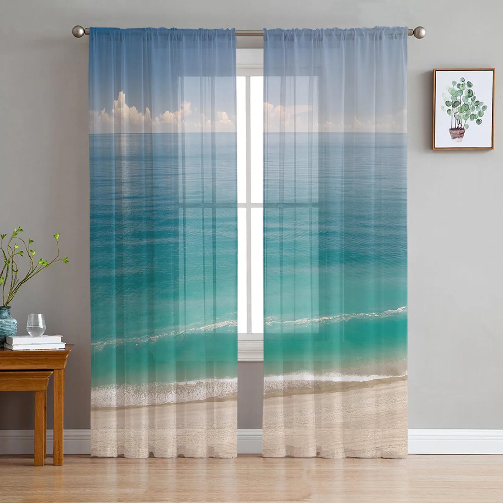 Песчаный пляж, волны, пальмы, прозрачные шторы для гостиной, тюль, вуаль, органза, шторы для кухни, спальни W135 x H115cm x1&Grommet Top
Песчаный пляж, волны, пальмы, прозрачные шторы для гостиной, тюль, вуаль, органза, шторы для кухни, спальни W135 x H115cm x1&Grommet Top