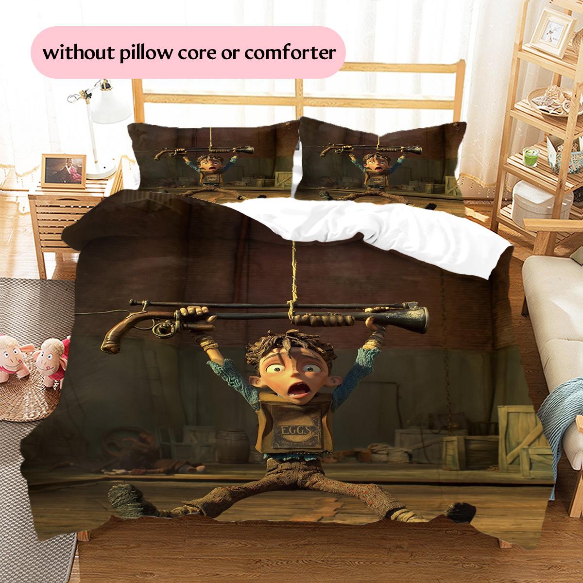 The Boxtrolls Pattern Bedding Quilt Set Home Decoration Gift (1 * duvet cover + 2 * pillowcase without core) 135x200cm
The Boxtrolls Pattern Bedding Quilt Set Home Decoration Gift (1 * duvet cover + 2 * pillowcase without core) 135x200cm