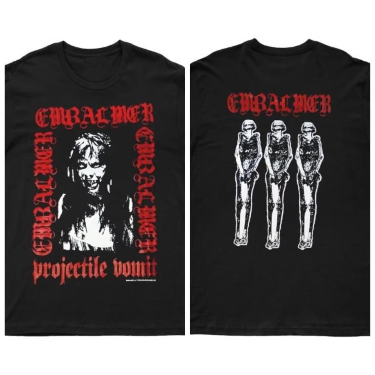 2025 New EMBALMER – PROJECTILE VOMIT Printed Unisex Street Fashion Trend Short Sleeved Pure Cotton Round Neck 4XL
2025 New EMBALMER – PROJECTILE VOMIT Printed Unisex Street Fashion Trend Short Sleeved Pure Cotton Round Neck 4XL