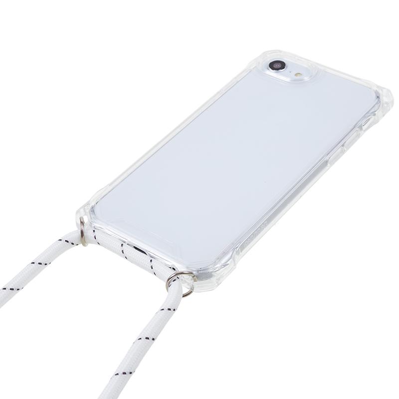 For iPhone 7/8/SE (2020)/SE (2022) Drop-proof Phone Case Transparent Acrylic Back+TPU Phone Cover with Lanyard Transparent
For iPhone 7/8/SE (2020)/SE (2022) Drop-proof Phone Case Transparent Acrylic Back+TPU Phone Cover with Lanyard Transparent