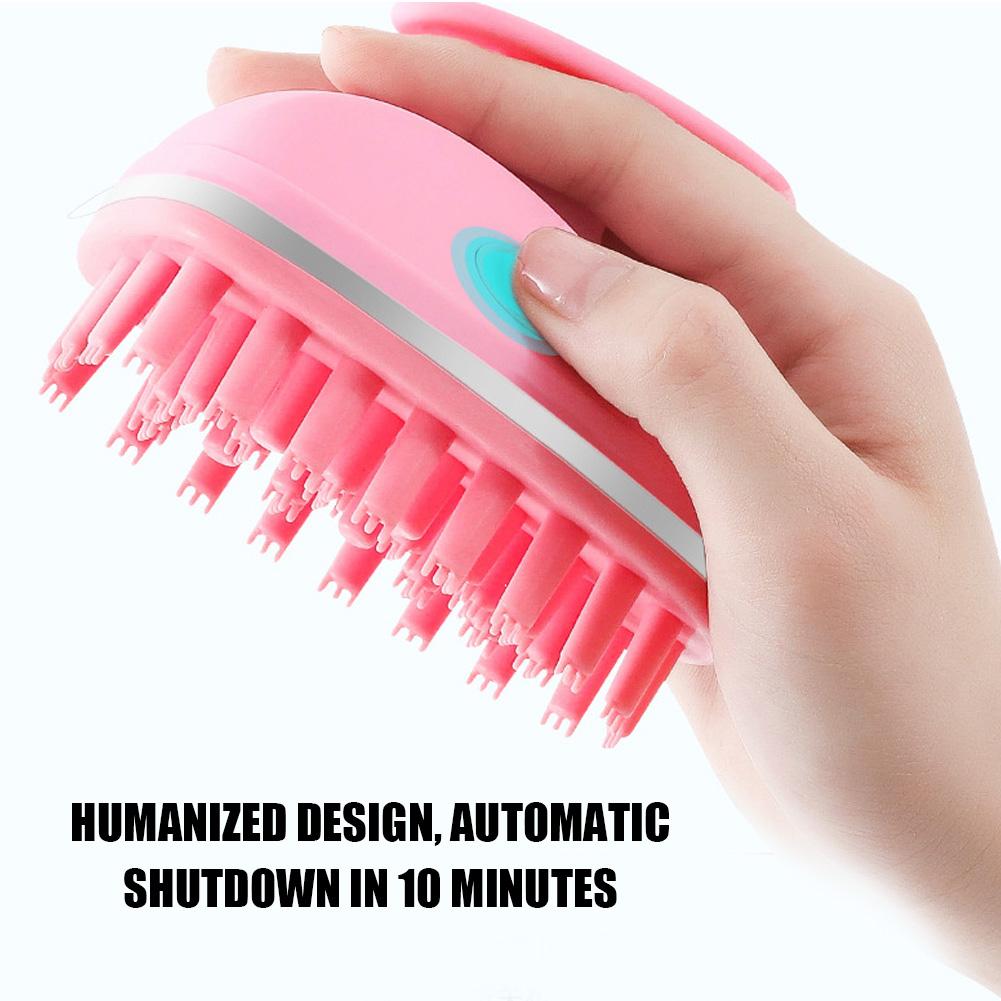 Electric Silicone Shampoo Scalp Brush Hair Massager Bathing Shower Hair Cleaning Comb
Electric Silicone Shampoo Scalp Brush Hair Massager Bathing Shower Hair Cleaning Comb