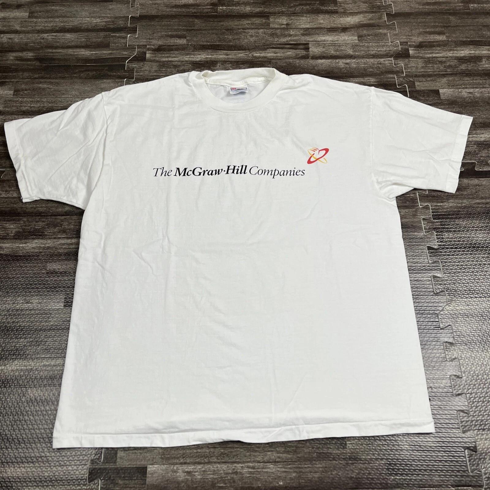 VTG The McGraw-Hill Companies Single Stitch Made USA T-Shirt Men s XL White L
VTG The McGraw-Hill Companies Single Stitch Made USA T-Shirt Men s XL White L