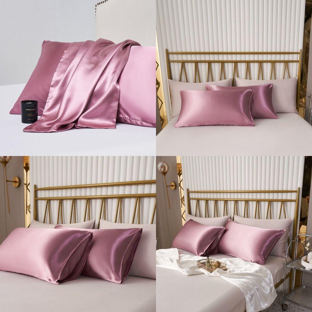 2pcs Breathable Silky Pillow Cover 20 x 36 Pillow Cases Soft Silk Satin Pillowcase Women Standard 20 x 26 in
2pcs Breathable Silky Pillow Cover 20 x 36 Pillow Cases Soft Silk Satin Pillowcase Women Standard 20 x 26 in