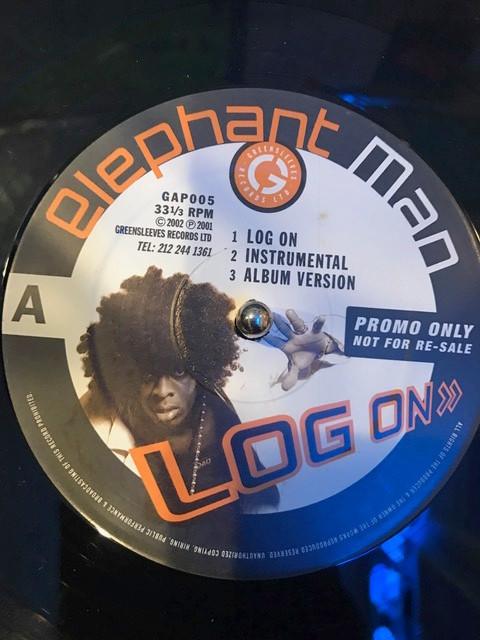 12inch Record ELEPHANT MAN - Log On! GAP005 Greensleeves Re 2002 UK Reggae, Ska & Dub Used
12inch Record ELEPHANT MAN - Log On! GAP005 Greensleeves Re 2002 UK Reggae, Ska & Dub Used