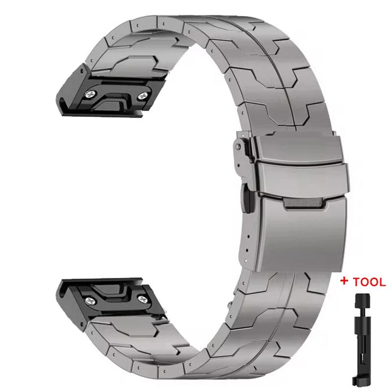 Титановий металевий ремінець для Garmin Fenix 7 8 47 мм Instinct 2X Solar Epix Pro 51 мм Ремінець Quick Fit 22 мм 26 мм для смарт-годинника Garmin Quick Fit 22mm
Титановий металевий ремінець для Garmin Fenix 7 8 47 мм Instinct 2X Solar Epix Pro 51 мм Ремінець Quick Fit 22 мм 26 мм для смарт-годинника Garmin Quick Fit 22mm