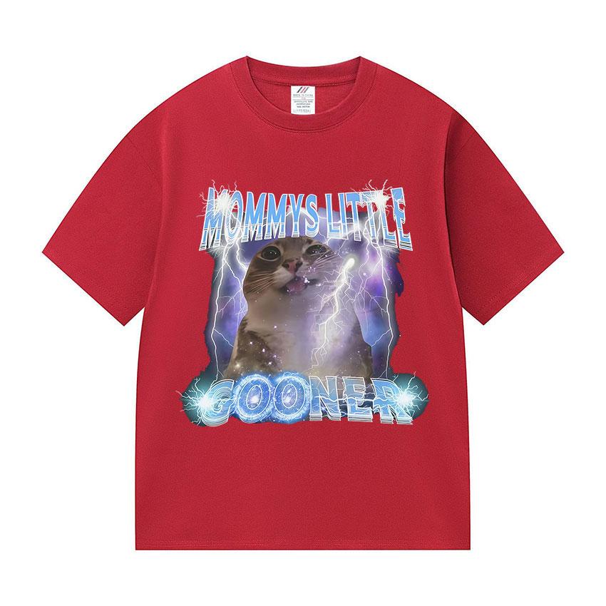 2025 Summer Mommys Little Gooner Funny Cat Meme Graphic Tshirt Unisex Women Fashion Harajuku 100 Pure Cotton Printed Tshirt S
2025 Summer Mommys Little Gooner Funny Cat Meme Graphic Tshirt Unisex Women Fashion Harajuku 100 Pure Cotton Printed Tshirt S