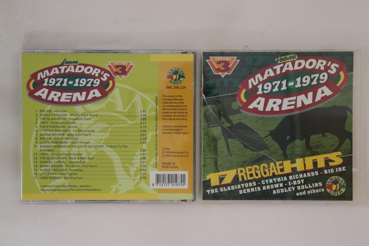CD VARIOUS From Matadors Arena 19711979 JMC200224 JAMAICAN GOLD 1995 Portugal Reggae Ska Dub Used
CD VARIOUS From Matadors Arena 19711979 JMC200224 JAMAICAN GOLD 1995 Portugal Reggae Ska Dub Used