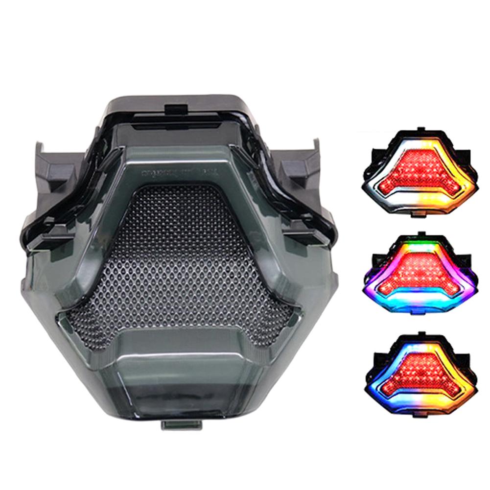 Motorcycle LED Taillight Brake Rear Turn Signal Indicator Lamp APP Control For Yamaha Yamaha MT-07/25 R3 R25 Y15 V1 V2 LED Light чёрный
Motorcycle LED Taillight Brake Rear Turn Signal Indicator Lamp APP Control For Yamaha Yamaha MT-07/25 R3 R25 Y15 V1 V2 LED Light чёрный