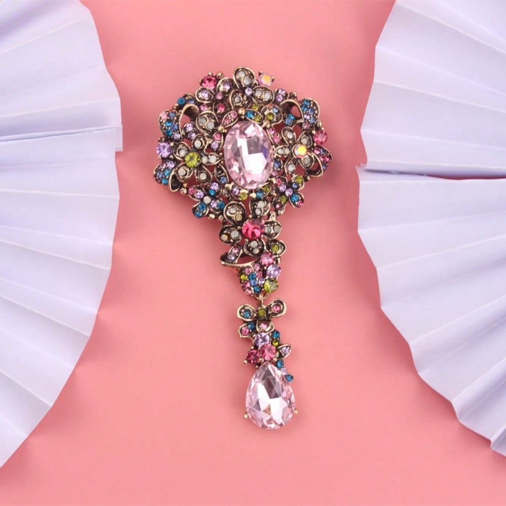 1pc Palace Ladies Crystal Enamel Brooch, Fashion Collar Lapel Pin for Cuff Tie Backpack, Ideal Holiday Jewelry Gift різнокольоровий
1pc Palace Ladies Crystal Enamel Brooch, Fashion Collar Lapel Pin for Cuff Tie Backpack, Ideal Holiday Jewelry Gift різнокольоровий