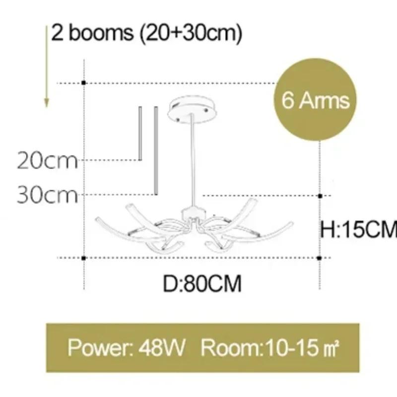 Modern Black Gold Dimming Pendant Light Nordic Creative LED Ceiling Chandeliers For Living Room Home Decor Light Fixtures Black&Remote control
Modern Black Gold Dimming Pendant Light Nordic Creative LED Ceiling Chandeliers For Living Room Home Decor Light Fixtures Black&Remote control