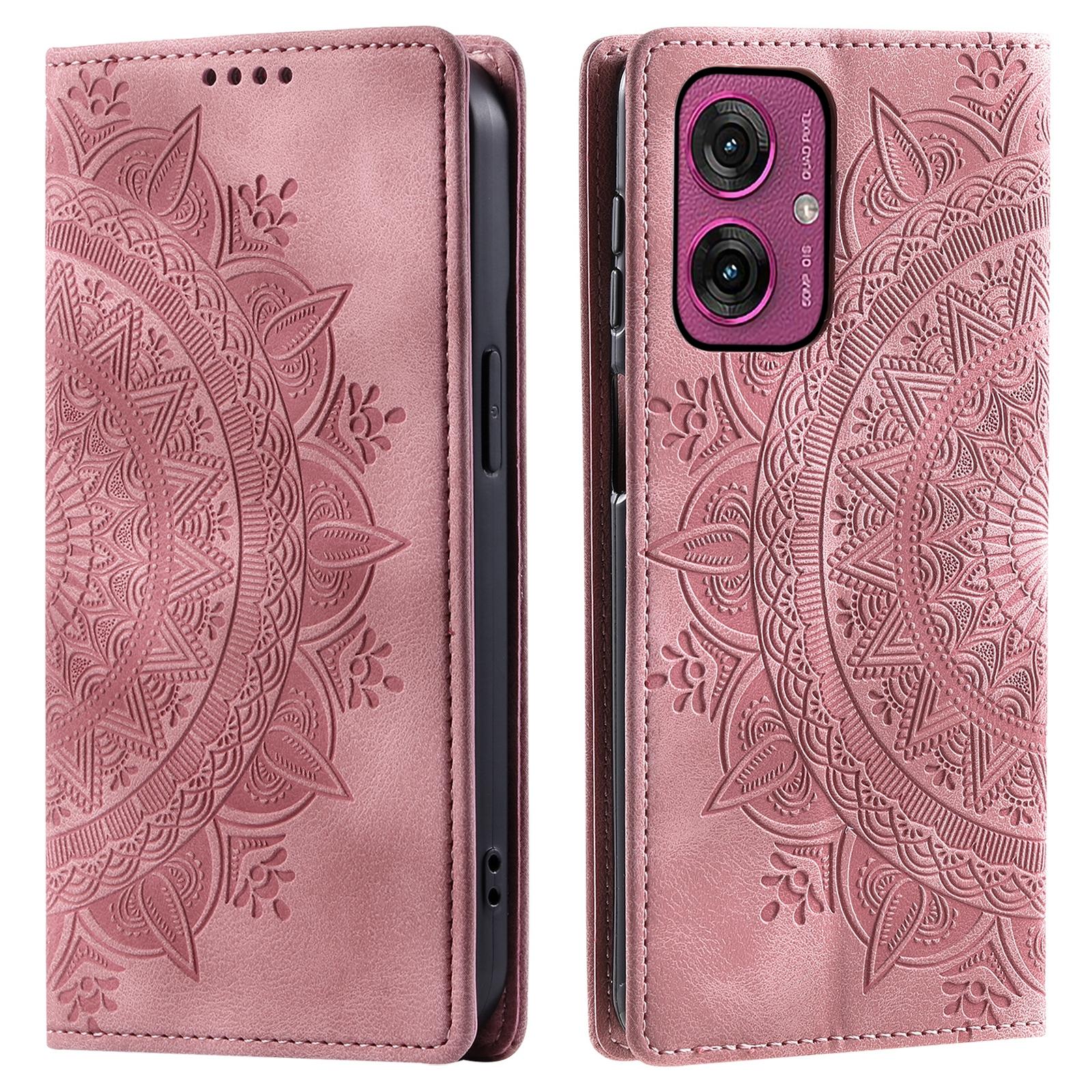 For Motorola Moto G55 5G Case Mandala Pattern Magnetic Closing Leather Phone Cover Rose Gold
For Motorola Moto G55 5G Case Mandala Pattern Magnetic Closing Leather Phone Cover Rose Gold