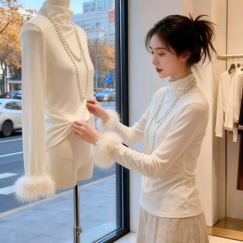 Heavy Embroidery Thermal Long-Sleeve Women s Top, Plus Size, New Chinese Style, Warm Base Layer for Autumn/Winter XXL (125-135 jin) білий
Heavy Embroidery Thermal Long-Sleeve Women s Top, Plus Size, New Chinese Style, Warm Base Layer for Autumn/Winter XXL (125-135 jin) білий