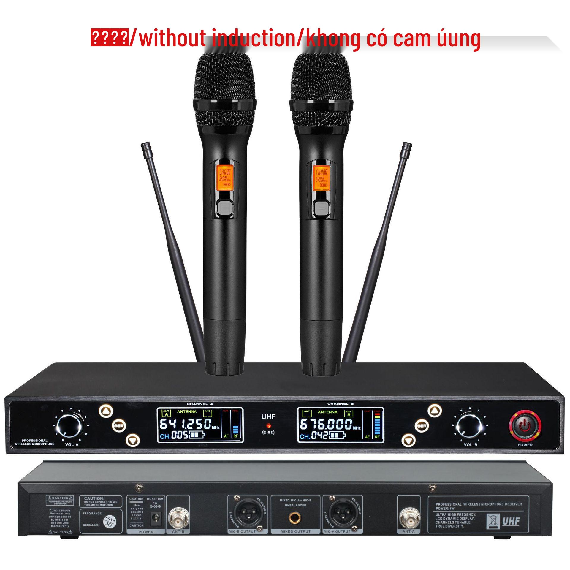 KTV Wireless U-Band Infrared Lavalier and Headset Microphone System for Stage and Conference CB7688 Host
KTV Wireless U-Band Infrared Lavalier and Headset Microphone System for Stage and Conference CB7688 Host