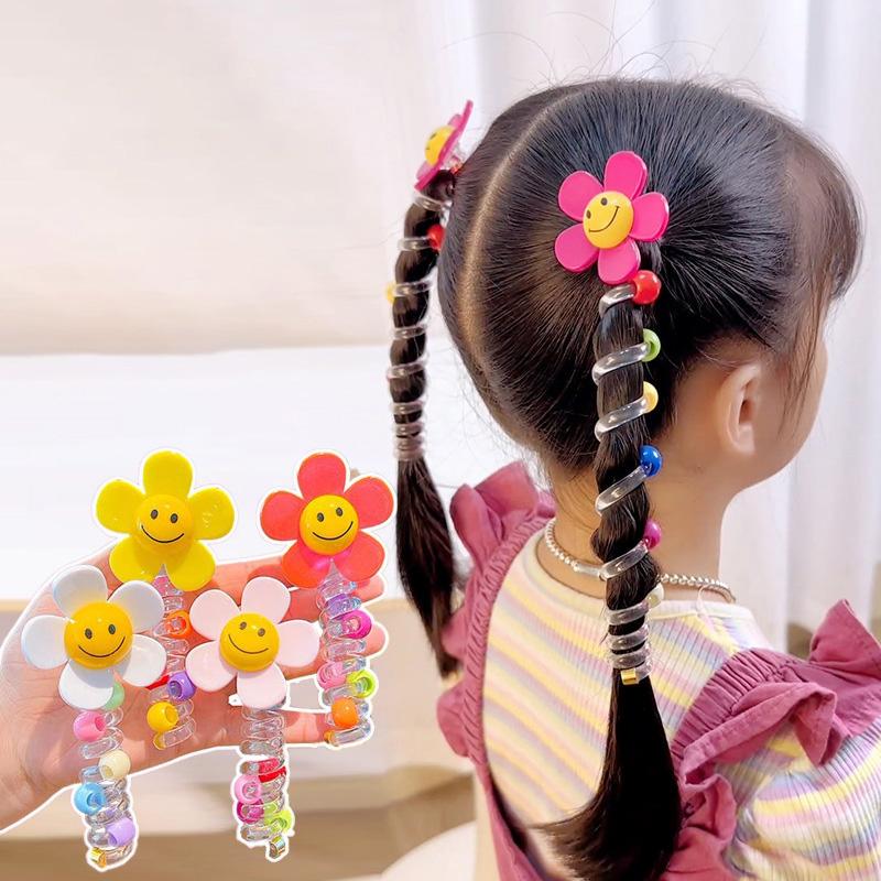 1PC New Beaded Big Flowers Lovely Elastic Spiral Hair Rope Head Rope Ponytail Hair Ring Rubber Band Headdress For Kids
1PC New Beaded Big Flowers Lovely Elastic Spiral Hair Rope Head Rope Ponytail Hair Ring Rubber Band Headdress For Kids